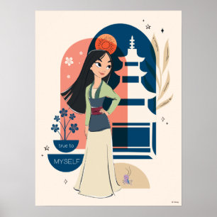 Mulan True to Myself Poster