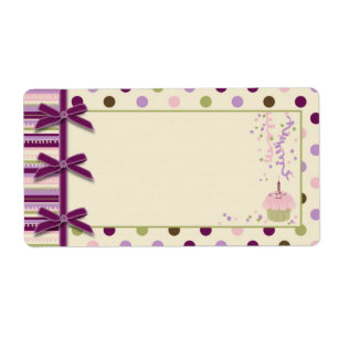 Mulberry Dot Name Tag