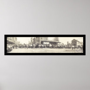 Mulberry IN Horse Show Photo 1910 Poster