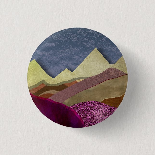 Mulberry Mountains 1 Inch Round Button (Front)