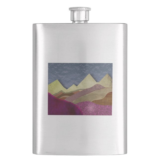 Mulberry Mountains Hip Flask (Front)