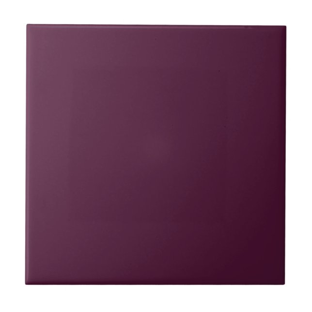 Mulberry Purple Solid Color Tile (Front)