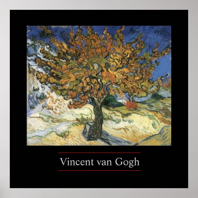 Mulberry Tree by van Gogh Poster Imprimer (Devant)