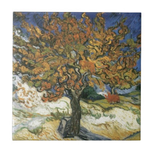 Mulberry Tree by van Gogh Tile