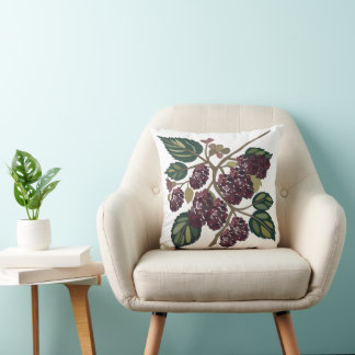 Mulberry Tree Mulberries Orchard Wedding Favour Throw Pillow