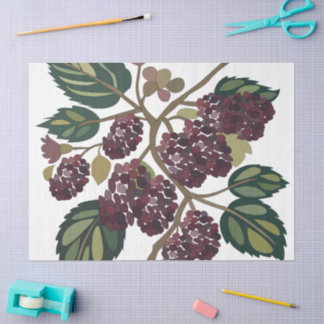 Mulberry Tree Mulberries Orchard Wedding Party Tissue Paper