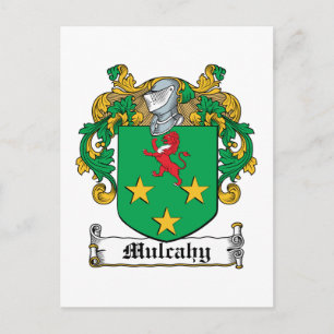 Mulcahy Family Crest Postcard