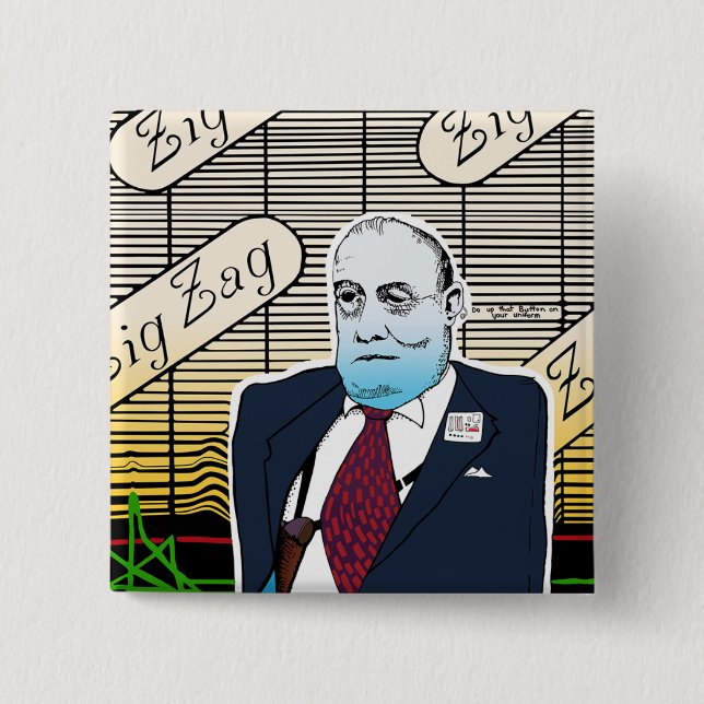 Muldoon Years 2 Inch Square Button (Front)