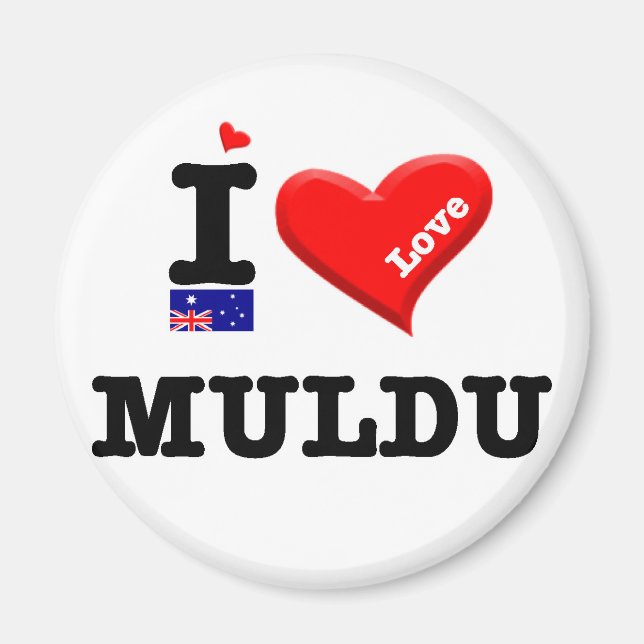 MULDU - I Love Magnet (Front)