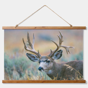 Mule Deer Buck   Grand Teton National Park Wyoming Hanging Tapestry
