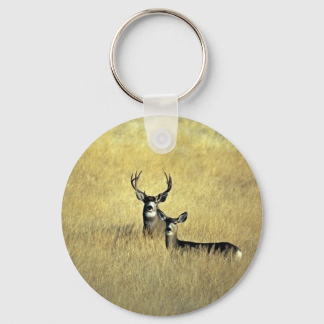 Mule Deer Keychain (Front)