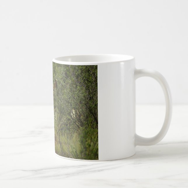 Mule Deer Raspberry Coffee Mug (Right)