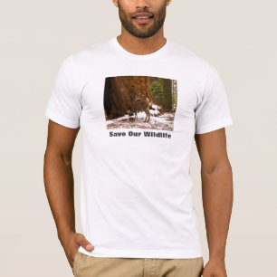 Mule Deer Save Our Wildlife T-Shirt