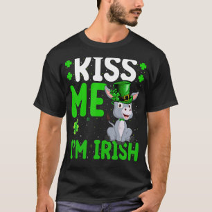 Mule  Kiss Me I'm Irish Mule St. Patrick's Day T-Shirt