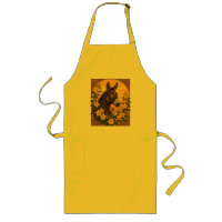 Mule Pack Animal Surrounded By Yellow Jasmine Flow