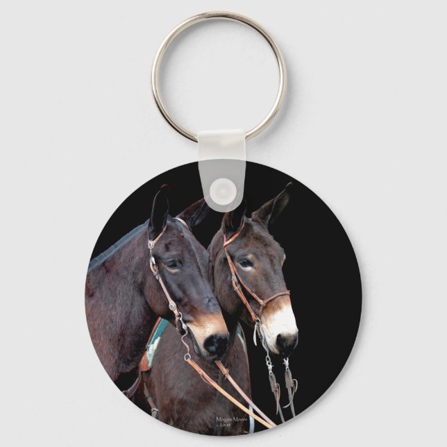 Mule Twosome Keychain (Front)