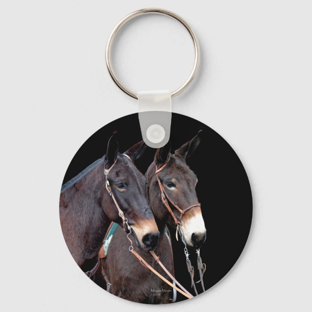 Mule Twosome Keychain (Front)
