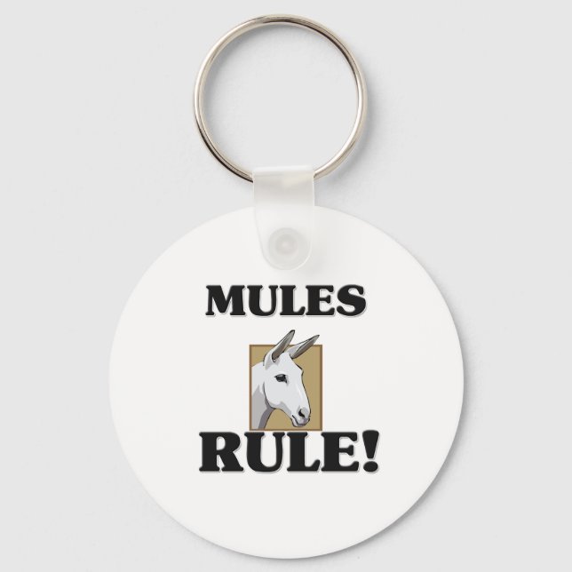 MULES Rule! Keychain (Front)
