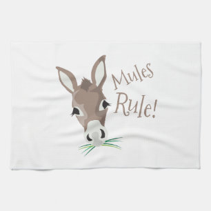 Mules Rule Kitchen Towel