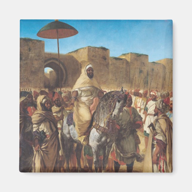Muley Abd-ar-Rhaman , The Sultan of Morocco Magnet (Front)