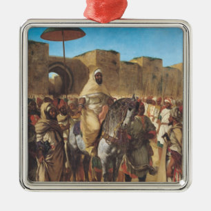 Muley Abd-ar-Rhaman , The Sultan of Morocco Metal Ornament