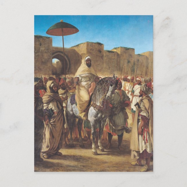 Muley Abd-ar-Rhaman , The Sultan of Morocco Postcard (Front)