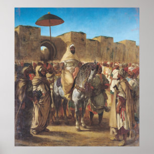 Muley Abd-ar-Rhaman , The Sultan of Morocco Poster