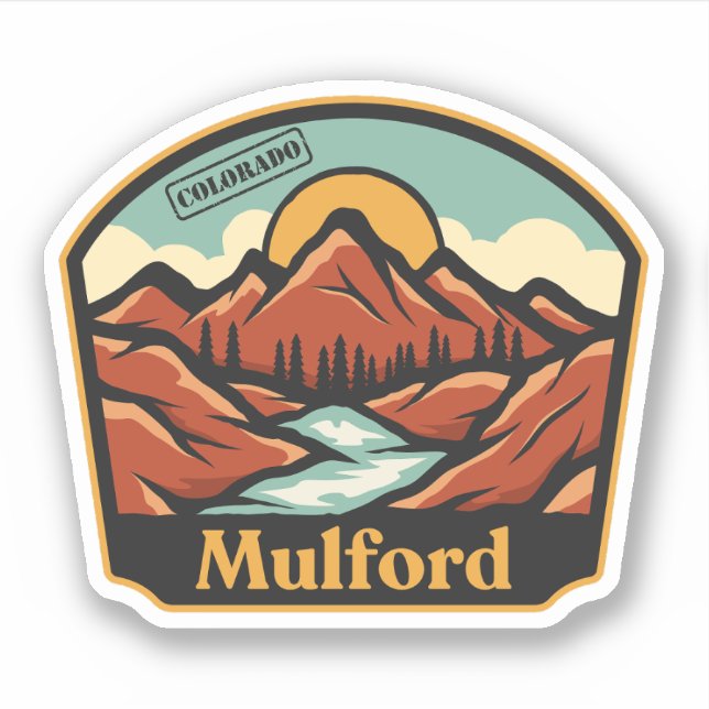 Mulford, Colorado Sticker (Front)