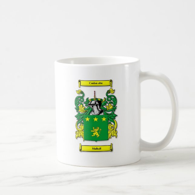 Mulhall Coat of Arms Coffee Mug (Right)