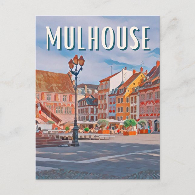 Mulhouse Photo Vintage Postcard (Front)