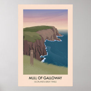 Mull of Galloway Scotlands Great Trails Poster