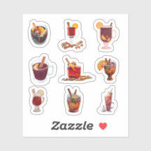 Mulled Wine Stickers