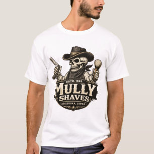 Mully Shaves – Outlaw Barber Design T-Shirt
