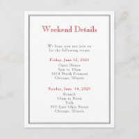 Multi-Border Enclosure Card Bar Mitzvah