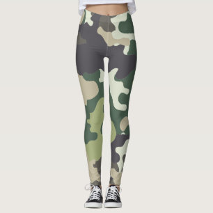 multi cam Camouflage Leggings