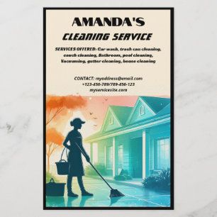 Multi Cleaning Service Flyer