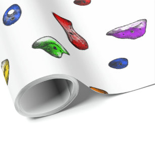 Multi Climbing Holds Wrapping Paper