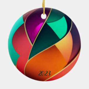 Multi-Color Ball Metallic Shinny Ornament