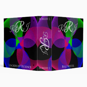 Multi Color Fusion Geometric Virtue Binder