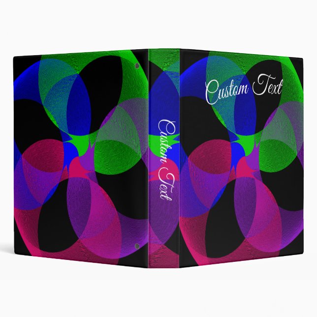 Multi Color Geometric Fusion Binder (Background)