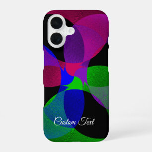 Multi Color Geometric Fusion iPhone 16 Case