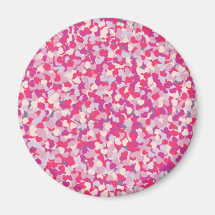 multi Color Heart Confetti2 Magnet