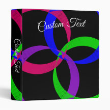 Multi Color Interchange Geometric Binder