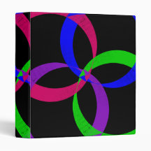 Multi Color Interchange Geometric Binder