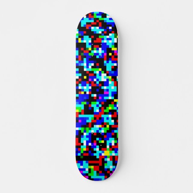 Multi-Color Pattern Skateboard (Front)