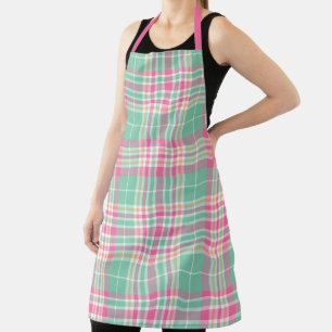Multi-Color Plaid Apron