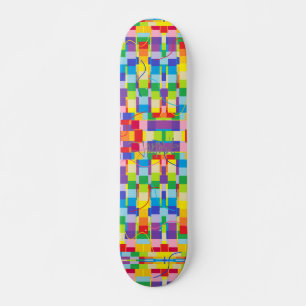 Multi-Color Skateboard by HAMbWG