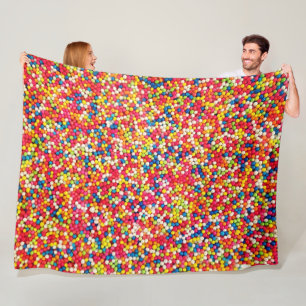 MULTI-COLORED FLEECE BLANKET