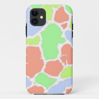 Multi-Colored Giraffe Fur Pattern iPhone 11 Case