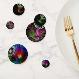 Multi Colored Lawn Bowls, Table Confetti